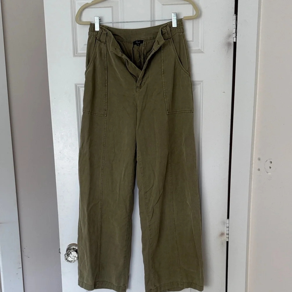 Rails Greer Pant Canteen Olive Green Women's Size XS - Picture 7 of 12